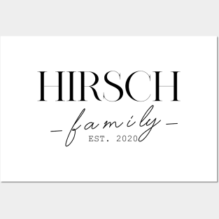 Hirsch Family EST. 2020, Surname, Hirsch Posters and Art